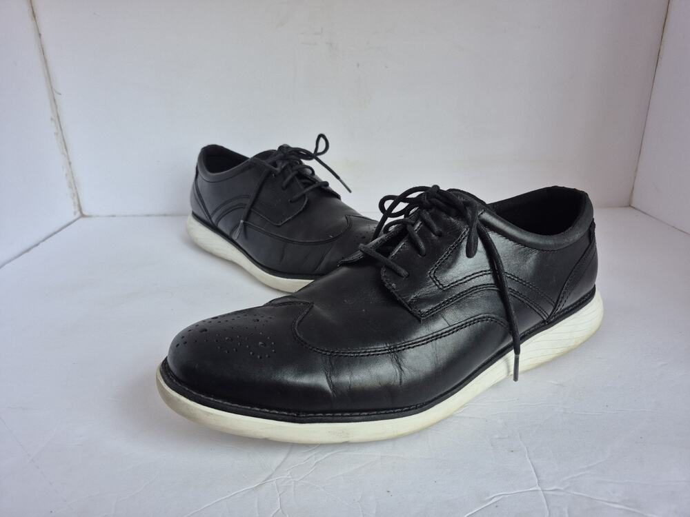 Rockport, Wingtip, Black, Size 11.5, Men shoes